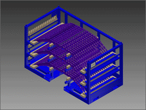 Blue Shelf Rack Photo